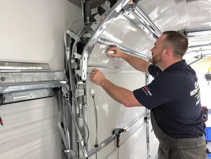 Noisy Garage Door Fix in Whitman
