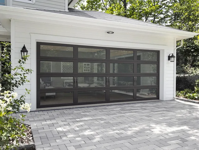 Whitman Garage Door Repair design specialist presenting custom garage door options to Whitman homeowner