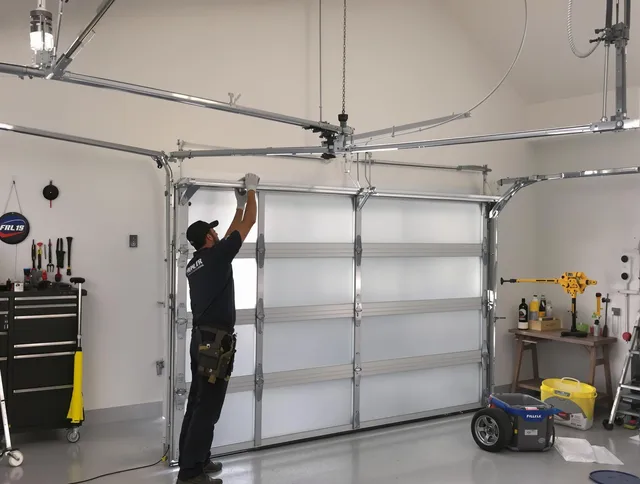 Whitman Garage Door Repair certified team performing precision garage door installation in Whitman