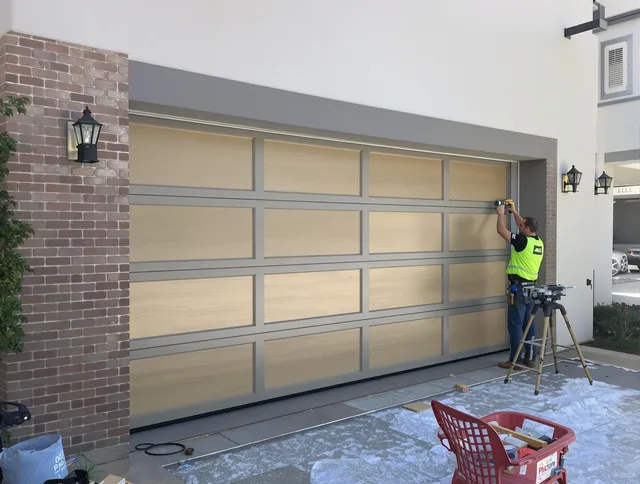 Garage door replacement service by Whitman Garage Door Repair in Whitman