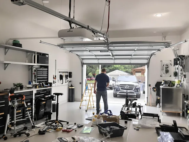 Garage door opener installation by Whitman Garage Door Repair in Whitman