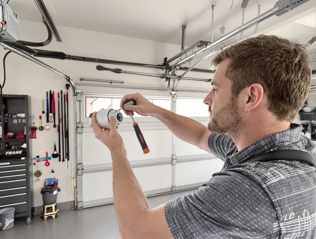 Garage door opener repair service by Whitman Garage Door Repair in Whitman