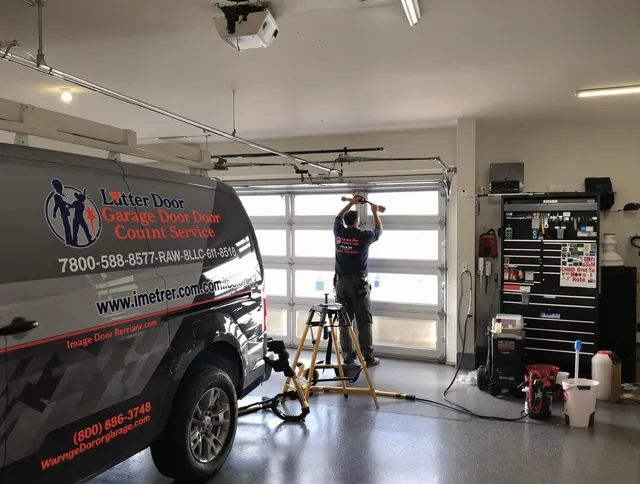 Whitman Garage Door Repair team performing same-day garage door repair in Whitman